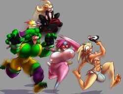 blitzel_the_racehog, cooper_the_hedgehog, raving_rosey, twisted_bliss, sonic_(series)