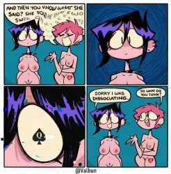 valbun_(oc), valbun, steca, thelazyart, 2girls
