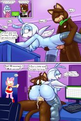 amy_rose, fan_character, jewel_the_beetle, original_character, percept_(felino)