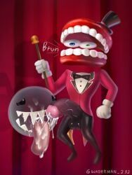 bubble_(the_amazing_digital_circus), caine_(the_amazing_digital_circus), glitch_productions, the_amazing_digital_circus, wagerman_232