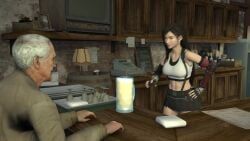 aerith_gainsborough, citizen_(half-life_2), tifa_lockhart, deus_ex, final_fantasy