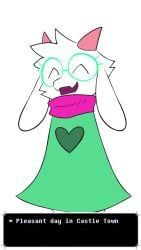 female_ralsei, kris_(deltarune), ralsei, ralsei_with_white_fur, deltarune