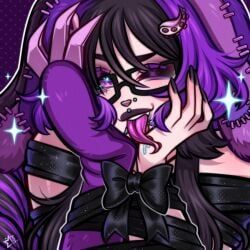 goth_maniac, gothmaniac, starrynekoart, goth, goth_bunny