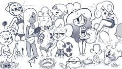 anais_watterson, anton_(tawog), banana_joe, carmen_(tawog), carmen_(the_amazing_world_of_gumball)