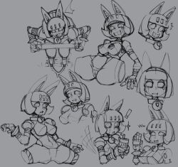 robo-fortune, skullgirls, bayonetto, female, robot