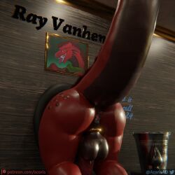 mythology, acaris_(artist), anthro, anus, ass