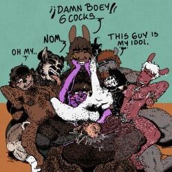 danilo_quevedo_alvarez, franky_(olimacdoodles), kidden_eksis, nabo_(olimacdoodles), oscar_(olimacdoodles)