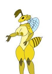 original_character, jasminehan, 2_fingers, angry_face, antennae_(anatomy)