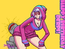 borrowed_character, pixen, purplemantis, 1girls, ass