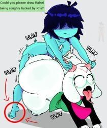 goku, kris_(deltarune), kris_dreemurr, ralsei, son_goku