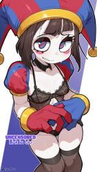 pomni, pomni_(the_amazing_digital_circus), the_amazing_digital_circus, laz_gm, 1girl