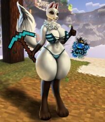 minecraft, minecraft_mod, carcl3_owe, 1girls, anthro