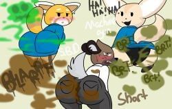fenneko, haida_(aggretsuko), retsuko, aggretsuko, brappycatty