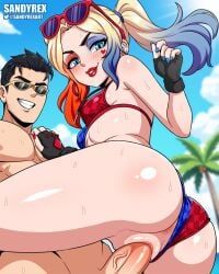 dick_grayson, harley_quinn, harley_quinn_(fortnite), nightwing, dc