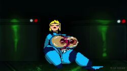 metroid_(creature), samus_aran, zero_suit_samus, metroid, clubdesire