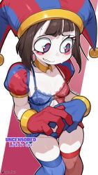 pomni, pomni_(the_amazing_digital_circus), the_amazing_digital_circus, laz_gm, 1girl