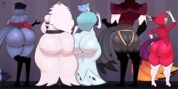 andrealphus_(helluva_boss), paimon_(helluva_boss), stella_(helluva_boss), stolas_(helluva_boss), vassago_(helluva_boss)