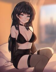 nabi_(wonnikon), skyaboveme, 1girls, bed, bedroom