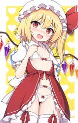 flandre_scarlet, the_embodiment_of_scarlet_devil, touhou, rizento, bow_bra
