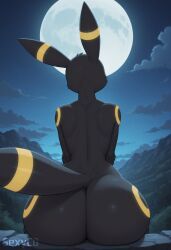 eeveelution, generation_2_pokemon, pokemon_(species), umbreon, nintendo