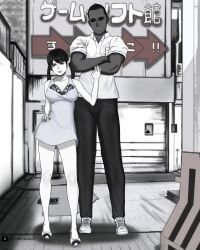 nao_(terasu_mc), kokujin_no_tenkousei_ni_ane_o_ntr-ru, terasu_mc, 1boy, 1girl