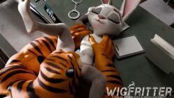 judy_hopps, tiger_dancer_(valorlynz), tiger_dancer_(zootopia), zootopia, kassioppiava