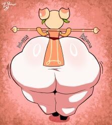 peach_cookie, cookie_run, zorkoth, 1girls, ass