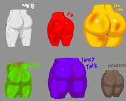 dipsy, dipsy_(slendytubbies), laa-laa, laa-laa_(slendytubbies), laa-laa_(teletubbies)