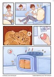 1bit-deviant, ass, bread, bread_loaf, butt_expansion