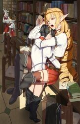 cliff_grimoire, elinalise_dragonroad, melissa_(mushoku_tensei), norn_greyrat, mushoku_tensei