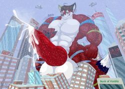 anthro, balls, big_balls, big_penis, bodily_fluids