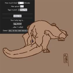 4_arms, animal_genitalia, anus, bigenital, du'wehyi