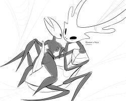hornet_(hollow_knight), styx_(hollow_knight:_silksong), hollow_knight, hollow_knight:_silksong, hollow_knight_(franchise)