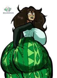 jade_harley, homestuck, sansrubildo, ass, ass_bigger_than_body