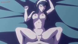 yor_briar, spy_x_family, shiina_ecchi, bedroom, black_hair