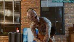 jill_valentine, resident_evil, resident_evil_3_remake, lecok3d, breast_fucking