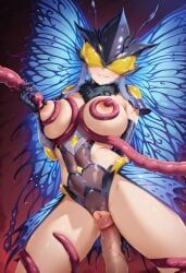 digimon_(species), hudiemon, digimon, digimon_story:_cyber_sleuth_hacker's_memory, black_armor