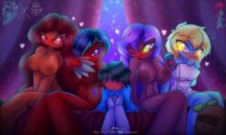 coconut_girl, dime_(gildedguy), gildedguy_(character), jade_(rhg), lilian_(gildedguy)