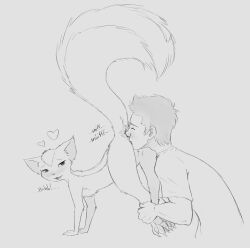 piko, anonymous_artist, anal, animal_genitalia, anus