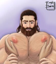 sami_zayn, wwe, big_pecs, gay, grabbing