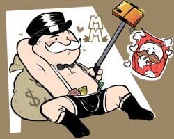 julius_pringles, rich_uncle_pennybags, hasbro, monopoly, pringles