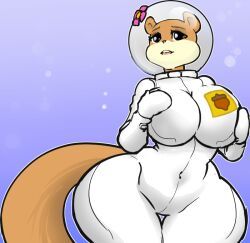 sandy_cheeks, spongebob_squarepants, hayakain, kecomaster, breasts