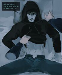 protagonist_(no,_i'm_not_a_human), sleepless_man_(no,_i'm_not_a_human), no,_i'm_not_a_human, sinbeast_(artist), 2boys