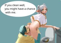frieren, himmel_(sousou_no_frieren), frieren_beyond_journey's_end, sousou_no_frieren, femdom_scat