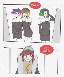 amber_(dross), amethyst_(dross), emerald_(dross), original_characters, riley_(dross)