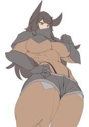 charger_(helldivers), helldivers, gya_rb, 1girls, abs