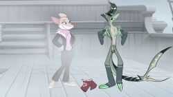 chaz_(helluva_boss), thea_stilton, geronimo_stilton_(series), helluva_boss, thea_sisters