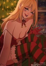 henna_(hentaiukr), christmas, sphenodaile, blonde, blonde_female