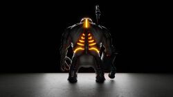 doom_eternal, przygody_reksia, anthro, claws, cybernetics