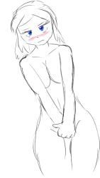 daina, daina_(la_tailor_girl), weeacactus, breasts, covering